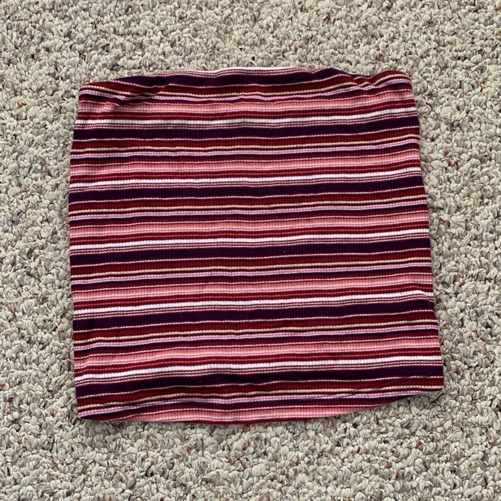 Stripped Tube Top